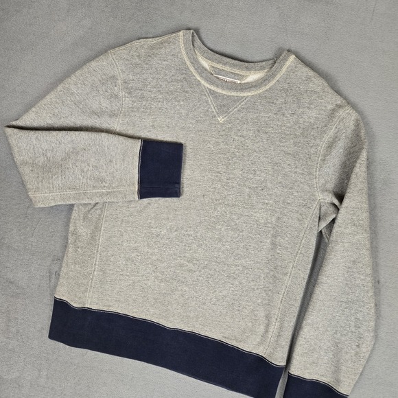 Wallace & Barnes Other - J Crew Wallace Barnes Sweatshirt Mens Medium Heritage Double V Gray Crew Retro